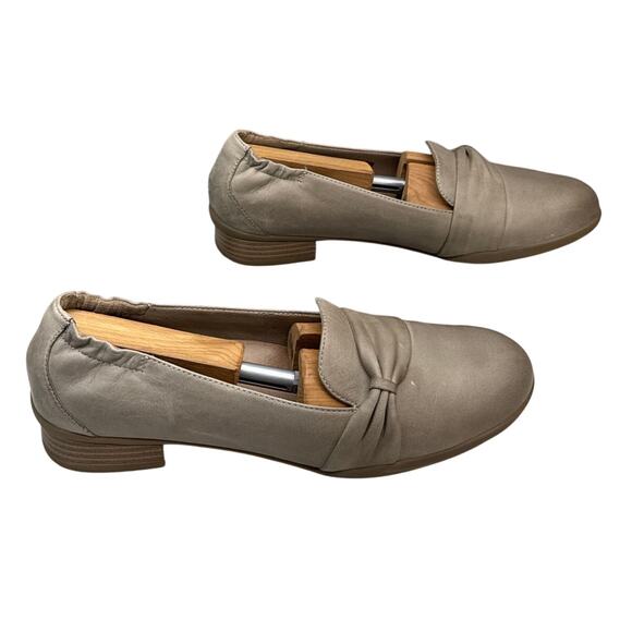 Dansko Karen Taupe Burnished Nubuck Leather Slip-On Comfort Loafers Women 41/10 - Picture 5 of 8